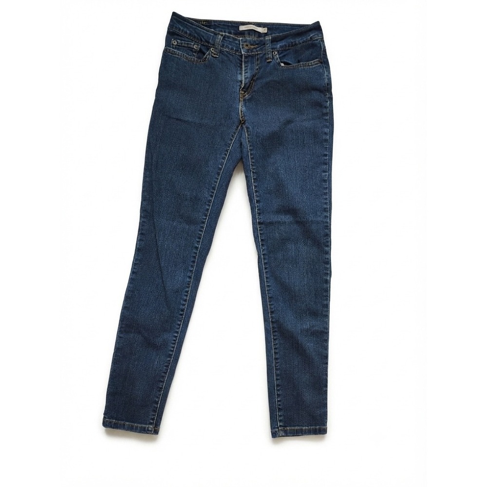 Levis 535 Super Skinny Jeans Womens 27 Medium Dark Wash Denim‎ Blue 2334